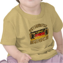 Oktoberfest Munich Distressed Look Design T Shirts
