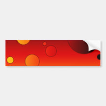Oktoberfest Pop Art: Flag Colours of Germany Bumper Sticker