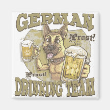 Oktoberfest Property of German Drinking Team Magnets