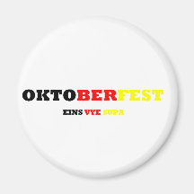 Oktoberfest Refrigerator Magnet