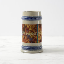 Oktoberfest Stein, Autumn Leaves Coffee Mug