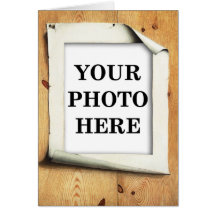 Old Antique paper frame template Card