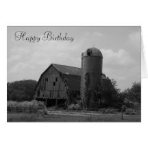 Old Barn Birthday Card