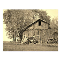 Old Barn in Rural Ohio Postcard