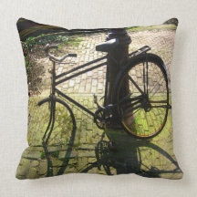 Old Bicycle Pillow