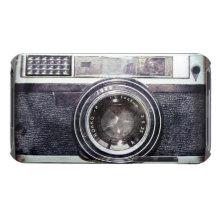 Old black camera barely there iPod covers
