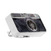 Old black camera iPhone speaker