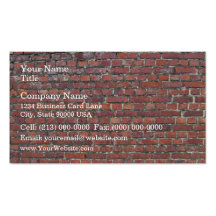 Old Brick Wall Texture Business Card Templates