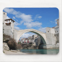 Old Bridge in Mostar Mouse Mats