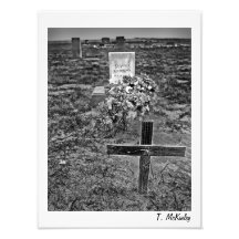 Old Cemetery Art Print Photograph