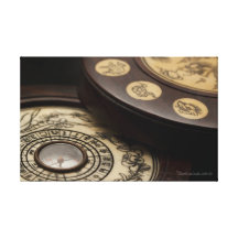 Old Chinese Compass Canvas Prints
