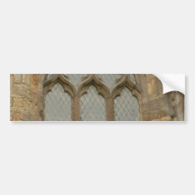 Old Church Window Bumper Stickers
