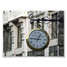 Old-clock-with-roman-letters OLD FASHIONED CLOCK R Art Photo
