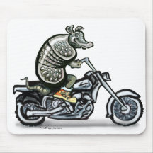 Old Crusty Biker Mouse Pad