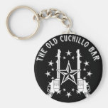 Old Cuchillo Bar  - Black Background Keychain
