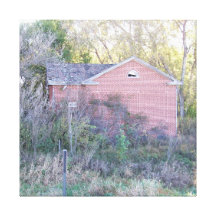 Old District School House Stretched Canvas Print