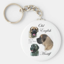 Old English Mastiff Gifts Key Chain