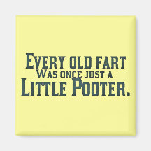 Old Fart - Little Pooter Magnet
