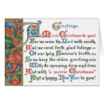 Old Fashion Christmas Cards Religious Card