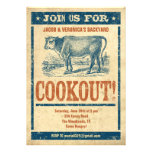 Old Fashioned Cookout Invitations