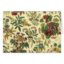 Old Fashioned Floral Abundance Card