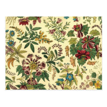 Old Fashioned Floral Abundance Postcards