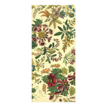 Old Fashioned Floral Abundance Personalized Rack Card