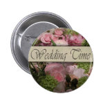 Old fashioned flower decoration button