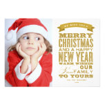 OLD FASHIONED FONT | HOLIDAY PHOTO CARD PERSONALISED INVITATIONS