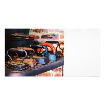 Old Fashioned Irons Photo Greeting Card
