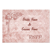 Old Fashioned RSVP Custom Invitation
