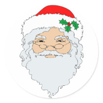 Old Fashioned Santa Claus Face