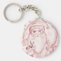 Old Fashioned Santa Key Chains