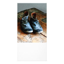 Old-Fashioned Shoes Photo Greeting Card