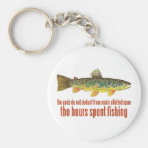 Old Fishing Saying Keychains