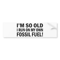 Old Fossil Fuel bumper stickers