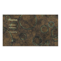old grunge canvas business card