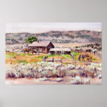 OLD HOMESTEAD by SHARON SHARPE Poster