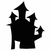 Old House with Towers. Cut Outs