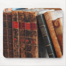 "Old Library Books" Mousepad