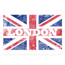 Old London flag Post Cards