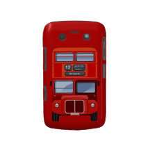 Old London Red Double Decker Bus Blackberry Case