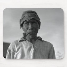 Old man at Aldridge Plantation – 1937. Mouse Pads