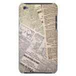Old Newspaper Reporter iPod Touch Case
