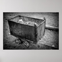 Old Ore Cart Print