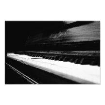 Old Piano Photographic Print