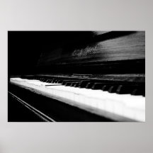 Old Piano Print