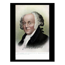 Old Postcard - US President John Adams
