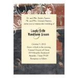 Old Red Brick Wedding Invitation