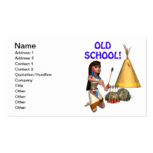 Old School Business Card Template